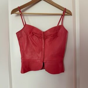 Parallel Leather tank